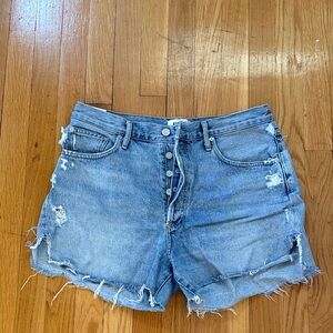 AGOLDE Parker Denim Shorts